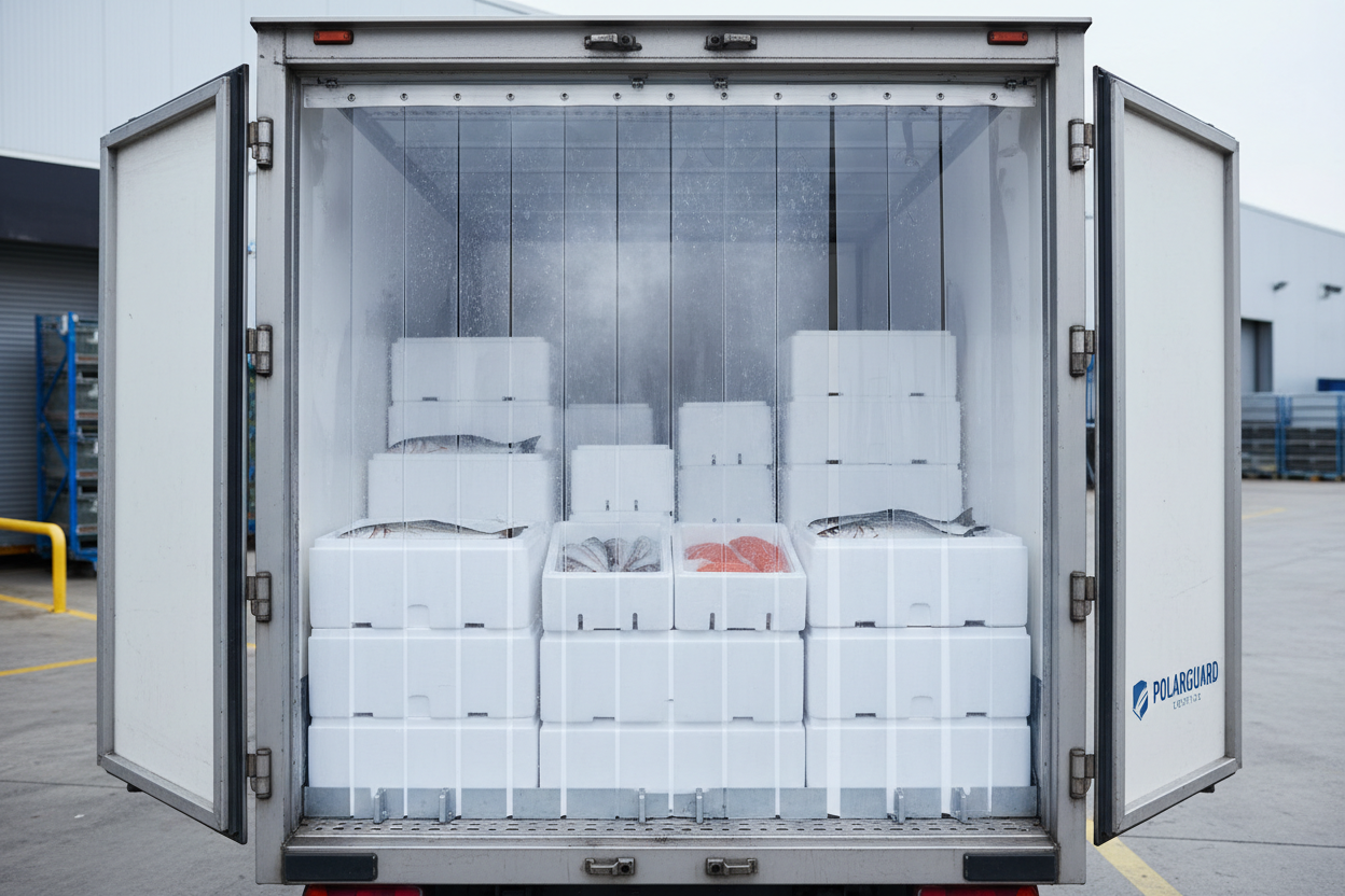 Bobina in pvc super Polar per tende a strisce